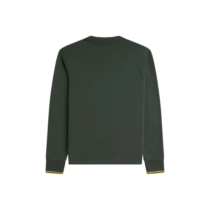 FRED PERRY Sweatshirt Men's Dark Green-1