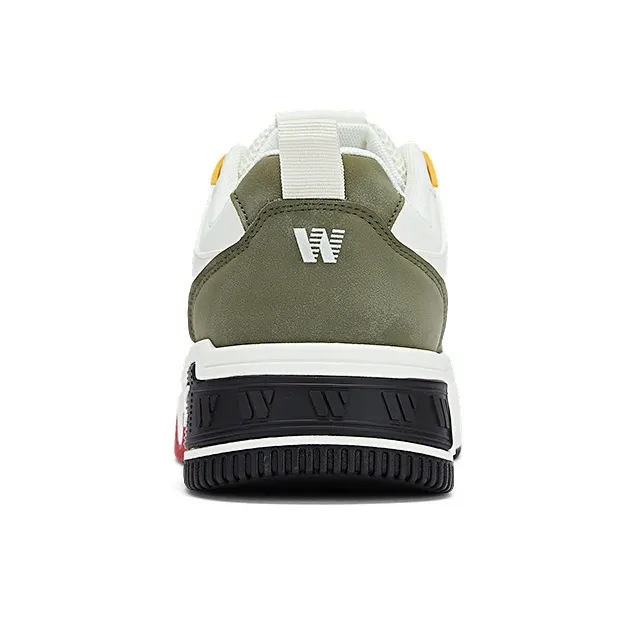 WARRIOR Skateboard Shoes Men Low Top White Black-10