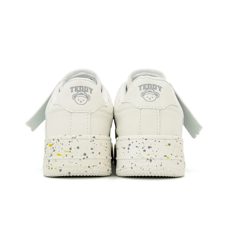 Teddy Bear Collection Low Top Skateboard Shoes Women's Ecru-4