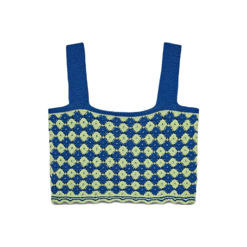 ZARA Camisoles Women's Blue/Green-1
