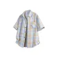 Yellow Blue Plaid (Short-Sleeved)