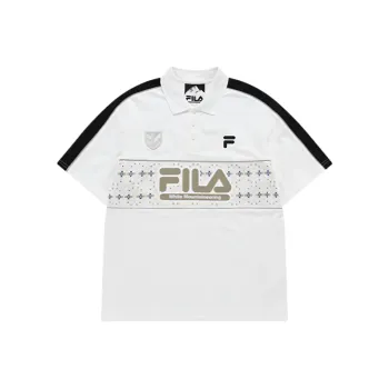 FILA x White Mountaineering Polo Shirt Men's Standard White