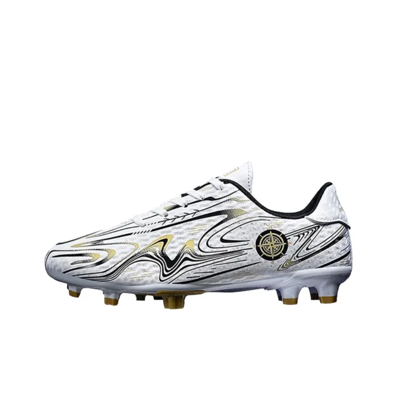 LONGDUIZHANG Soccer Shoes Unisex Low Top Black Sky Blue/Black Pink/White Moon/White Gold-4