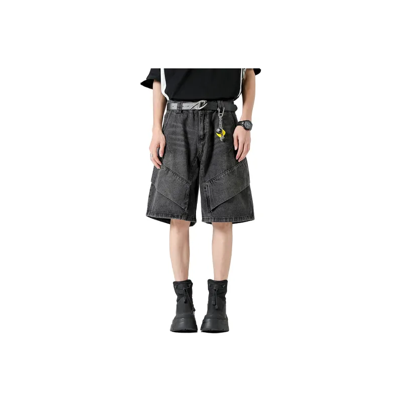 Emoji Denim Shorts Unisex-0