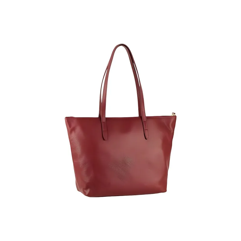 Furla Leather Tote Bag Shopping Bag Handbag Regular Women's Red-3