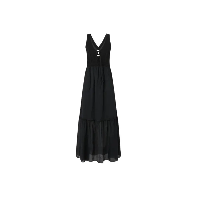 PINKO Buckled Long Dress-0