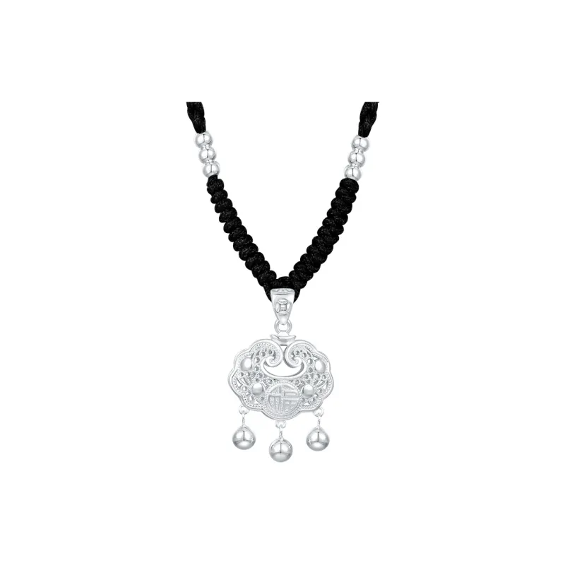 JINLIUFUJIXIANG S925 Sterling Silver Necklaces Unisex-0