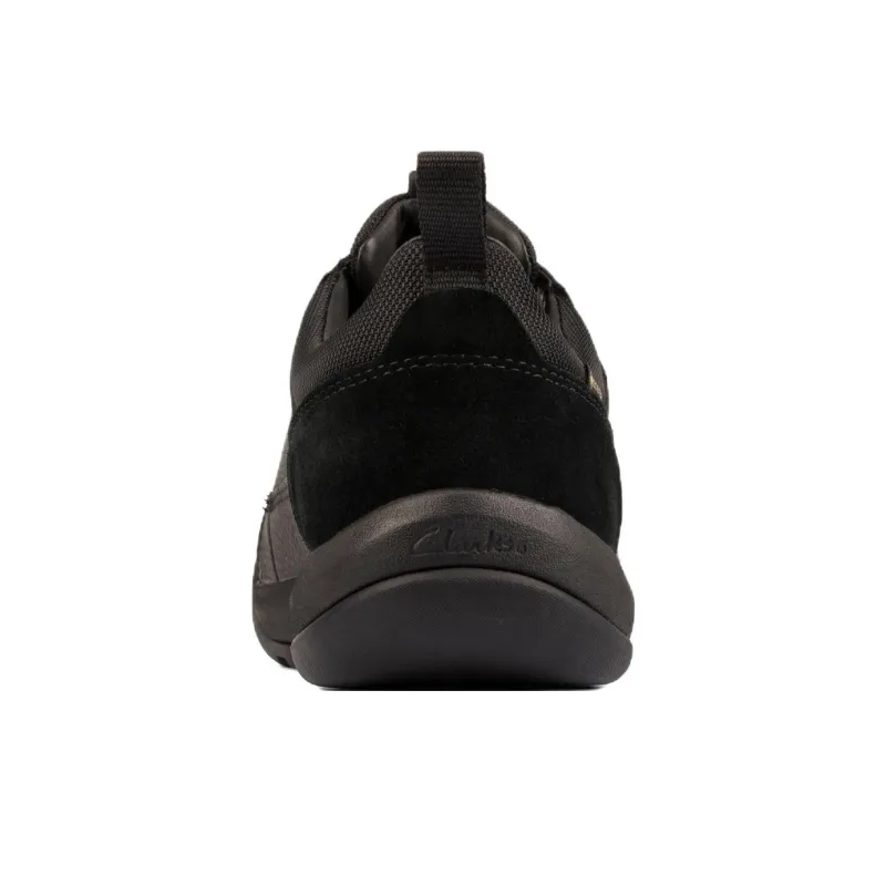 Clarks Ashcombe Lo GORE TEX Abrasion Resistant Waterproof And Breathable Low Top Casual Shoes Men's Black-5