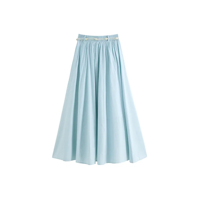 Ning Cai Yuer Casual Long Skirt Women's-1