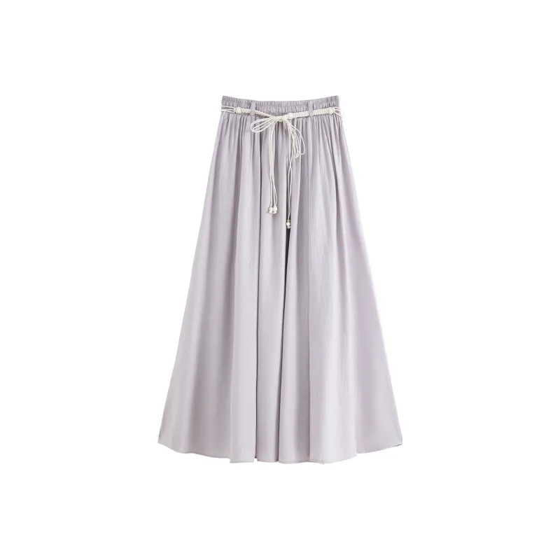 Ning Cai Yuer Casual Long Skirt Women's-5