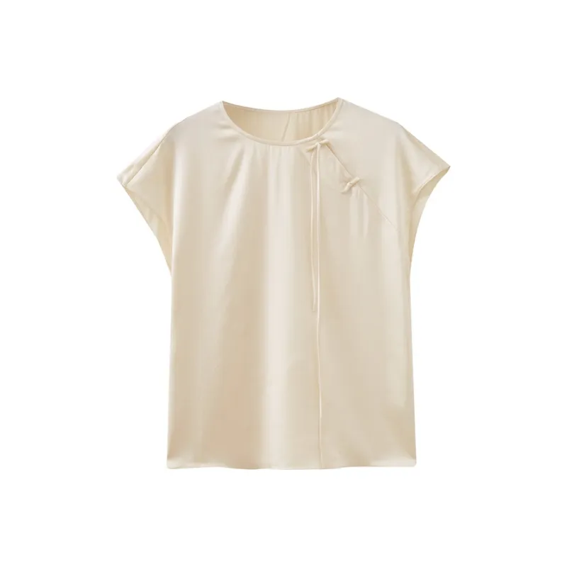 SHUIYUNJIAN Shirts Women's Beige Apricot-0