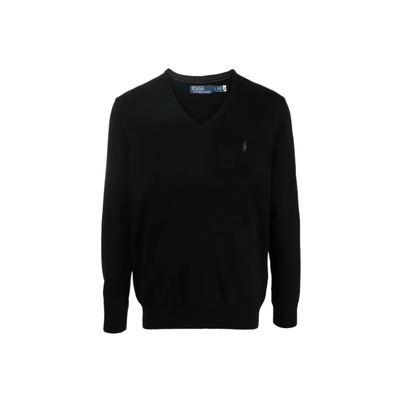 Polo Ralph Lauren Logo Embroidered Knitted Jumper-0