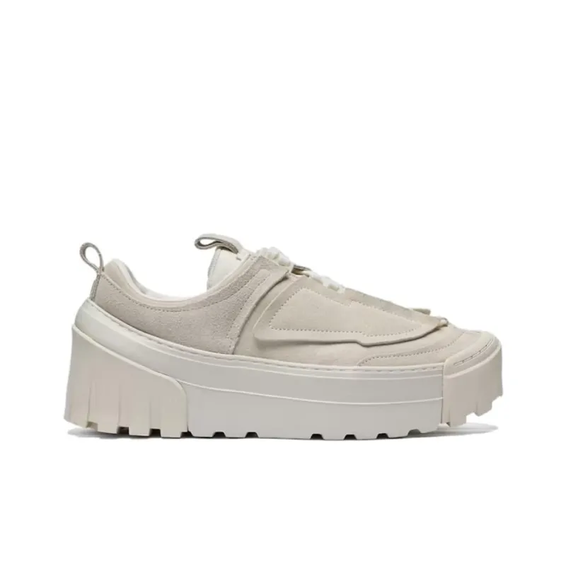 Onitsuka Tiger CHUNKY RUNNER Anti Slip Wear Resistant Low Top Casual Shoes Unisex Beige-1