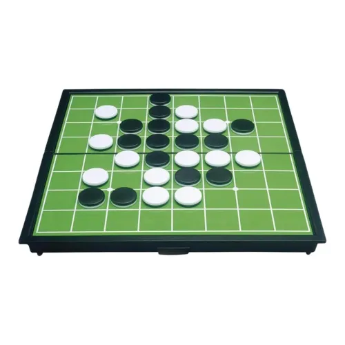 HANAYAMA Portable Game, Magnetic, National King, Black White Chess Board Games