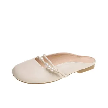 WUJI Rubber Sole Slip Resistant Abrasion Resistant Closed Toe Slippers Women's