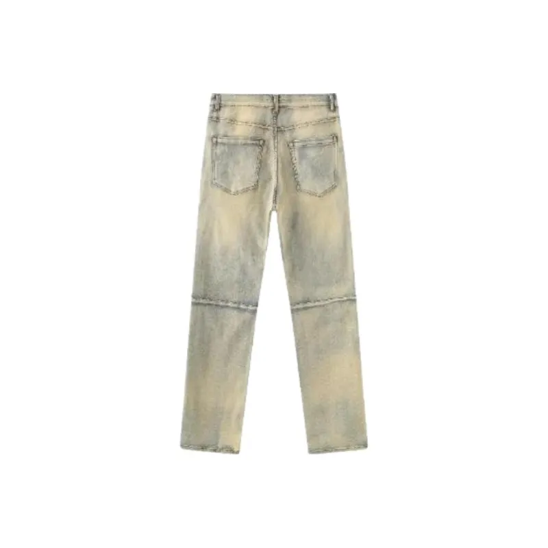 KVIV Jeans Men Yellow Mud--4