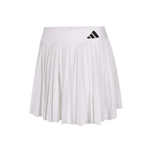 Adidas SS25 Casual Short Skirts Women's White