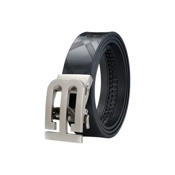 MILLIE'S Cow Split Leather Belts Men's Width 3.4cm