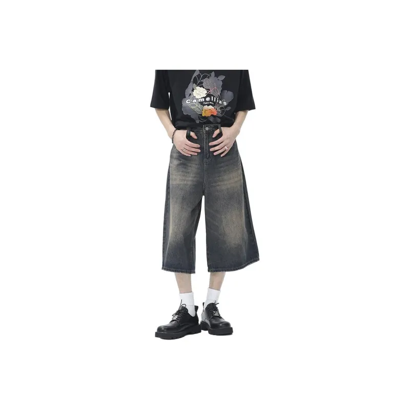 GOODHENLCE Denim Shorts Unisex-0
