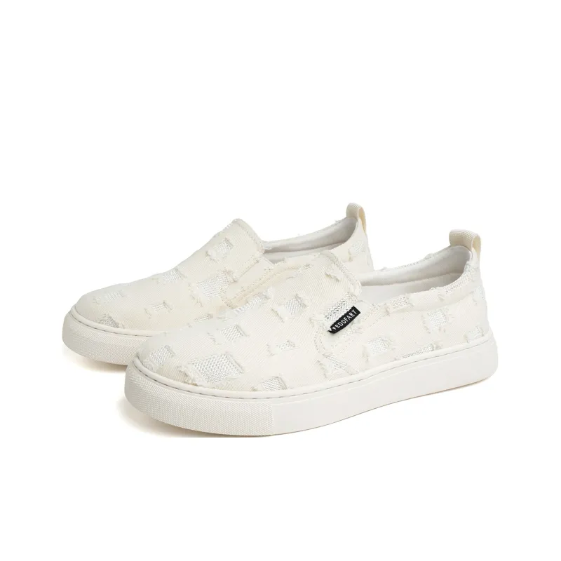 FED Low Top Casual Shoes Men's White-2