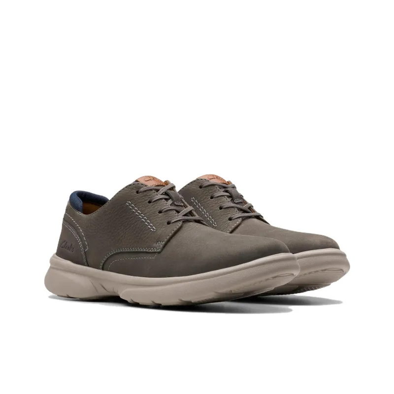 Clarks Bradley Plain Casual Shoes Men's Gray-2