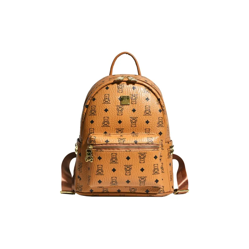 Miss Angel PU Backpack Tubas Women's White/Brown-6