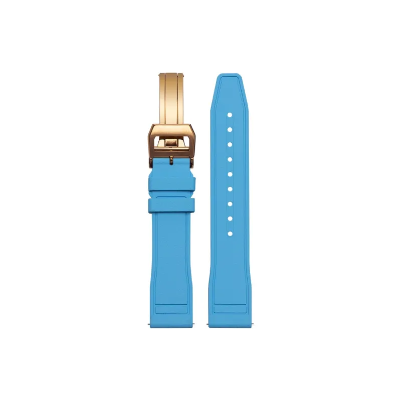 FUDIEN Compatibility With IWC Pilot Mark 'The Little Prince' Quick Release Strap Watch Band Fluoroelastomer Material-40
