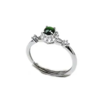 PUPAN Ice Glutinous Jadeite Rings Women's