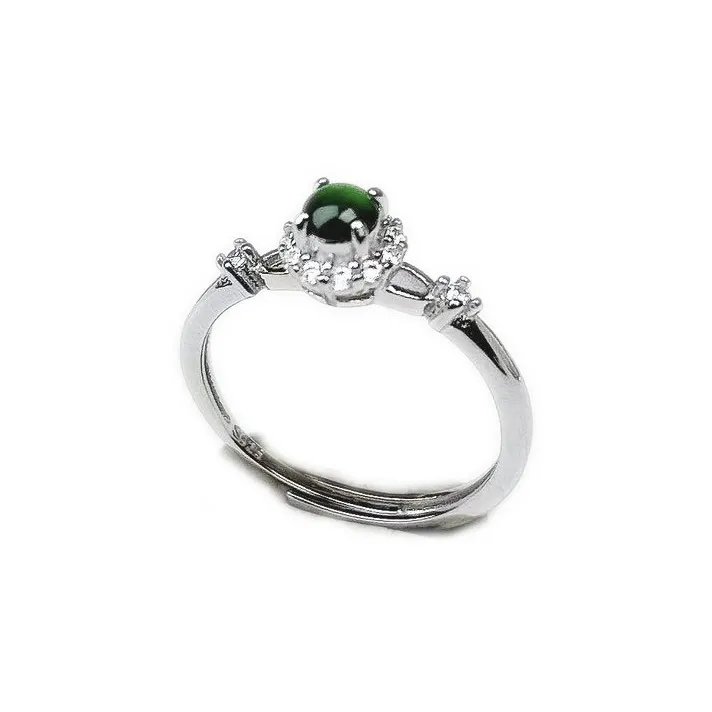 PUPAN Ice Glutinous Jadeite Rings Women's-0