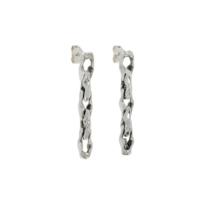 EMANUELE BICOCCHI 925 Sterling Silver Earrings Men's Silver-1
