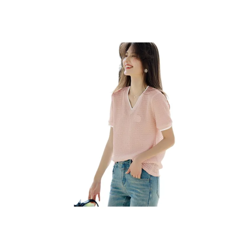 XWI T Shirts Women's Pink-0