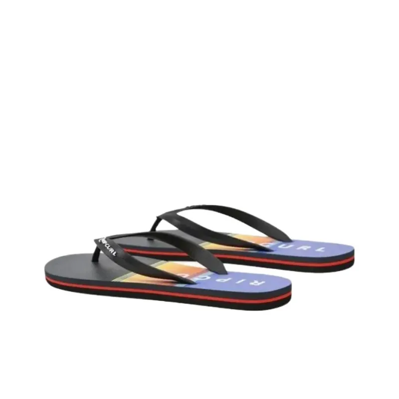 RIP CURL EVA Abrasion Resistant Flip Flops Men's Black-2