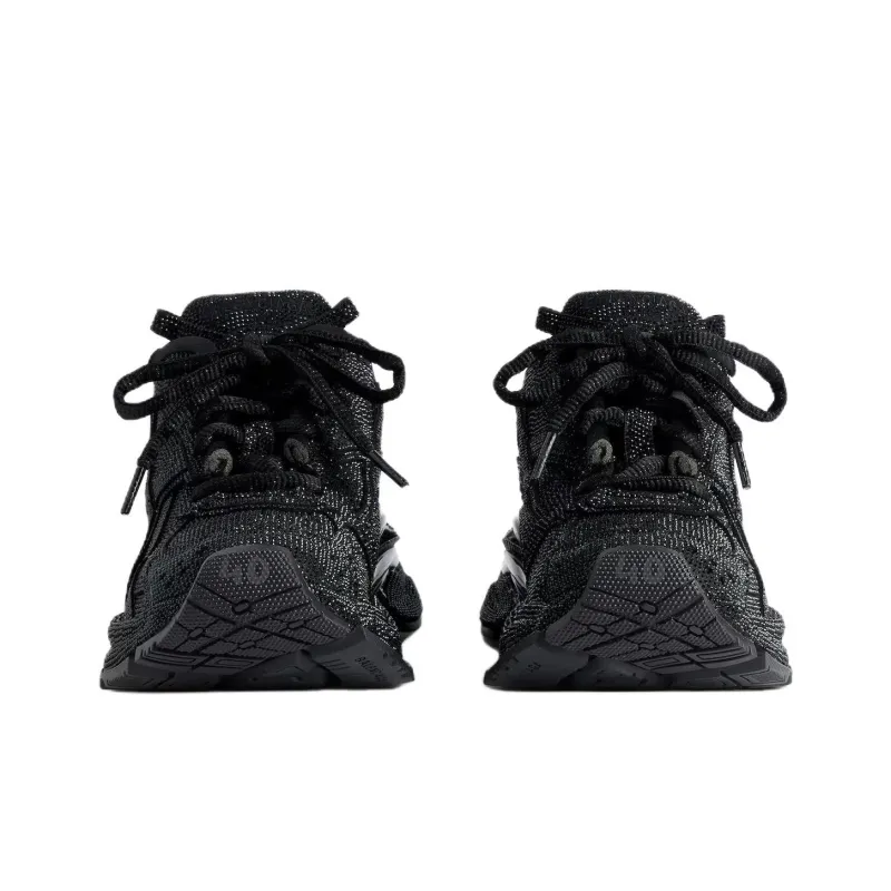 Balenciaga Runner Low Top Chunky Sneakers Men's Black-3