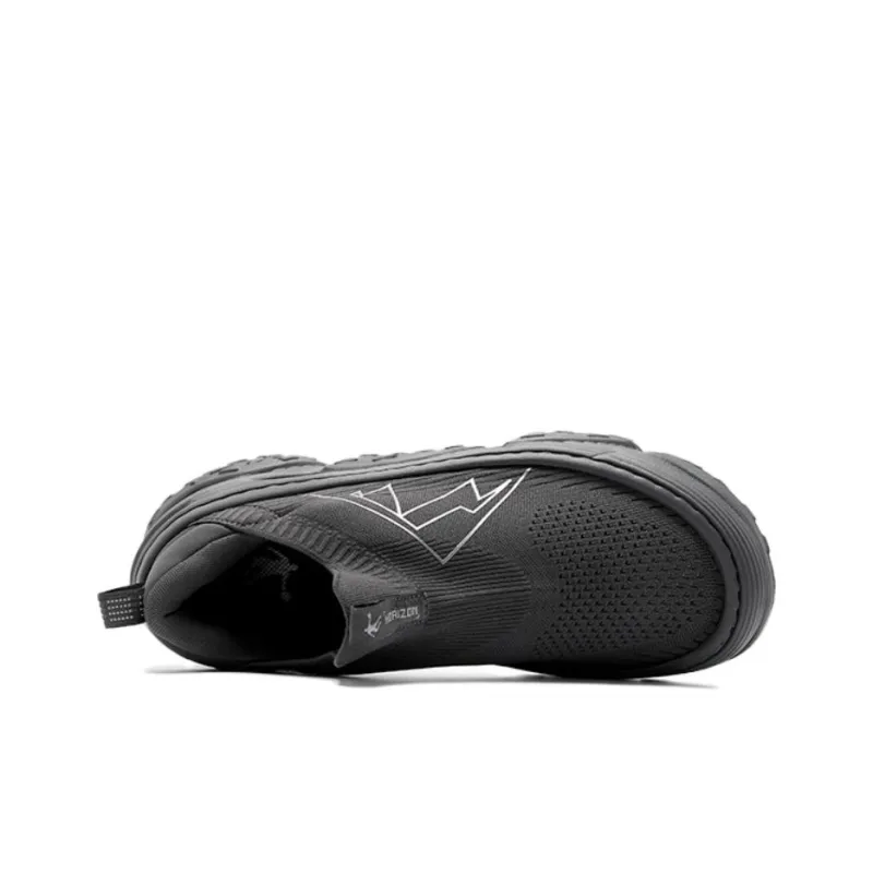 QIAODAN Slip Resistant And Breathable Low Top Casual Shoes Men's Black-3