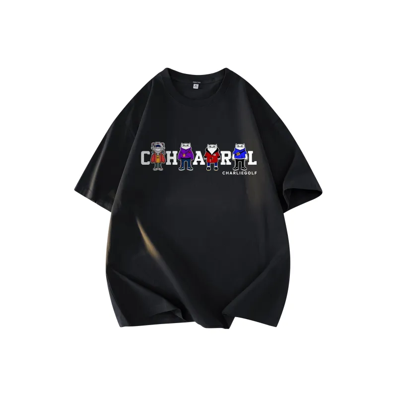 CHARLIE GOLF x KYLE'SBOX CAT T Shirt Unisex-0