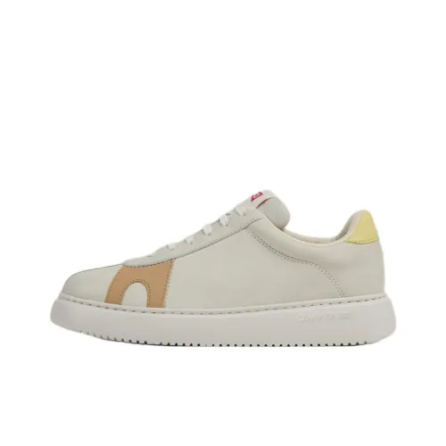 CAMPER Twins Abrasion Resistant Low Top Skateboard Shoes Women's Ivory White