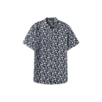 BANGBOY X IZTION Shirts Men Black/White