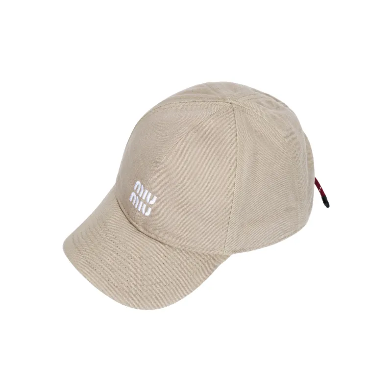 MIU MIU Denim Baseball Cap-0