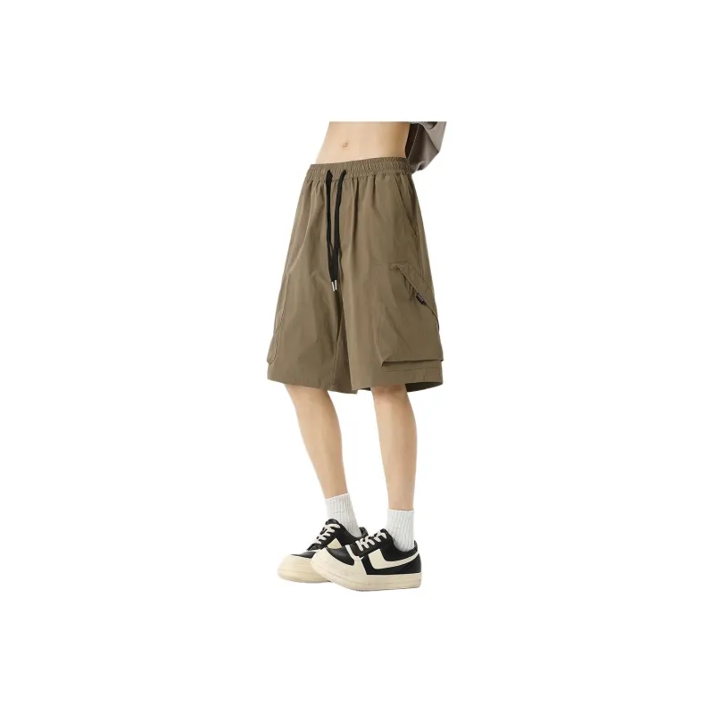 WOOD SOON Outdoor Casual Trendy Brand Japanese Style Sports Knee Length Pants Unisex-0