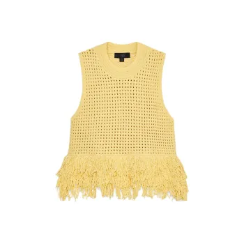 ZARA Tank Tops Women's Yellow