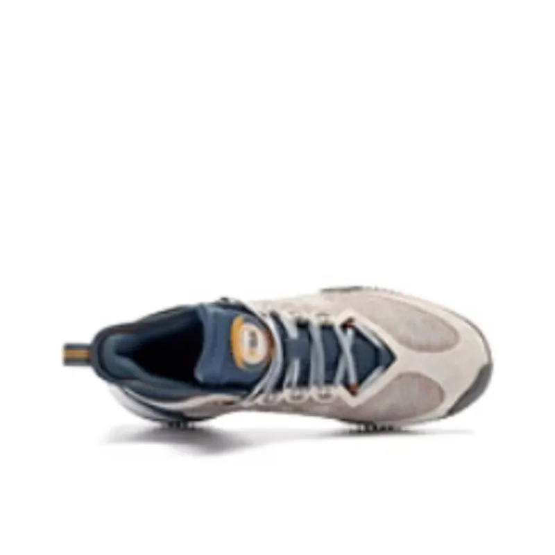 QIAODAN Cushioned Slip-Resistant Low-Top Basketball Shoes Men's Greige-3