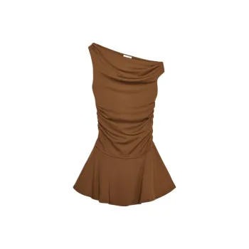 ZARA Sleeveless Dresses Women's Brown