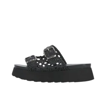 CULT GAIA Slide Slippers Women's Black