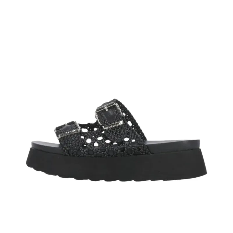 CULT GAIA Slide Slippers Women's Black-0
