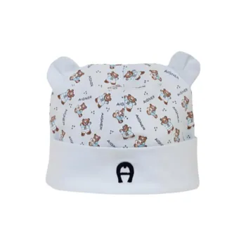 AIGNER Cotton, Elastane Hats & Caps Kids' White