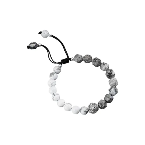 WUMZK Natural Map Stone Bracelets Unisex