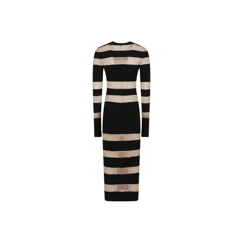 NORMA KAMALI Long Sleeved Dress Women's Black-1