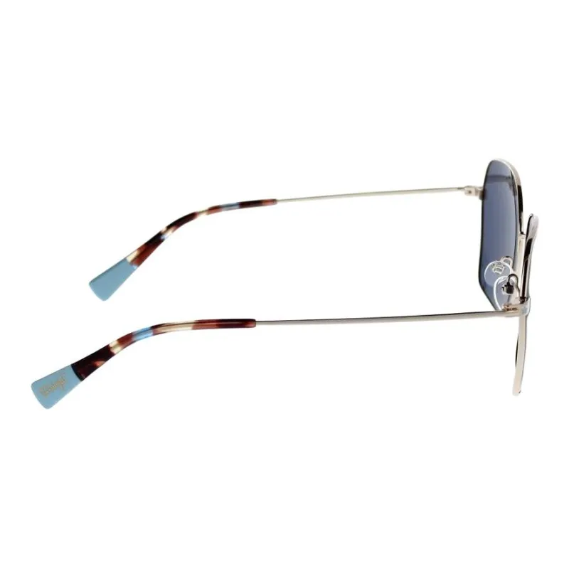 Mr Wonderful Metal Irregular Shape Sunglasses Women's Tortoiseshell-2