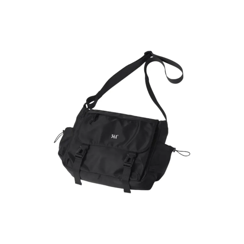 361° Oxford Crossbody Bag, Shoulder Bag Unisex Black-0