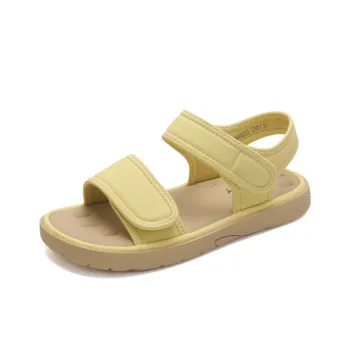 JOSINY One Strap Sandals 2.5CM Women's Yellow Gift Box Set